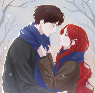 Couple illustration Couple illustration